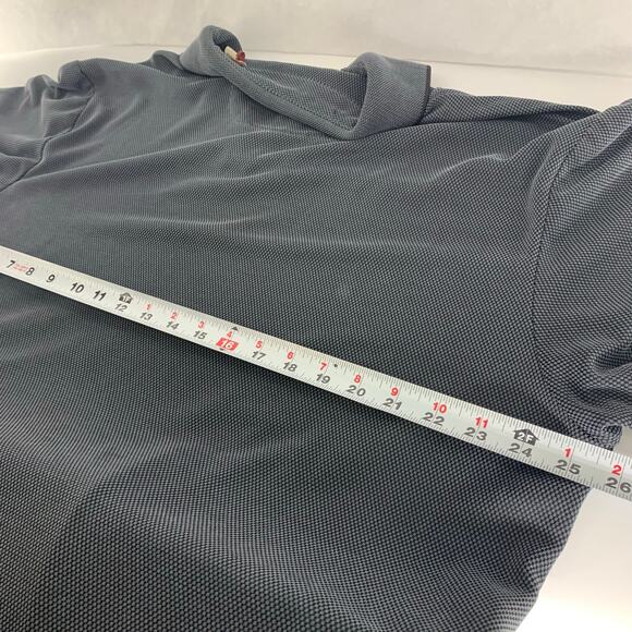 Tommy Bahama Long Sleeve Polo Charcoal Grey Size XL - Picture 3 of 13
